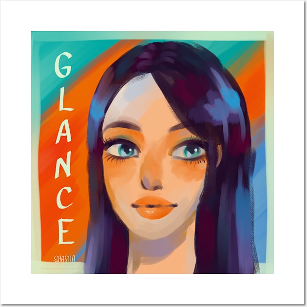 Glance Wall Art by ShaShaRabi